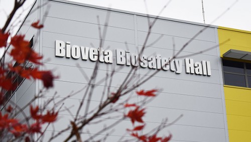 Fumigation of BSL-3 security rooms in the new Bioveta Biosafety Hall 