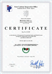 Block CRS - Certifications