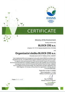 Block CRS - Certifications