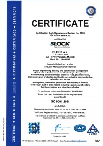 Block CRS - Certifications