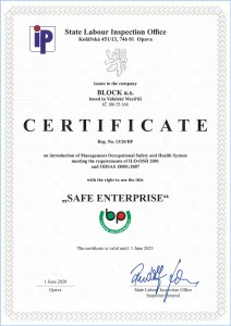 Block CRS - Certifications